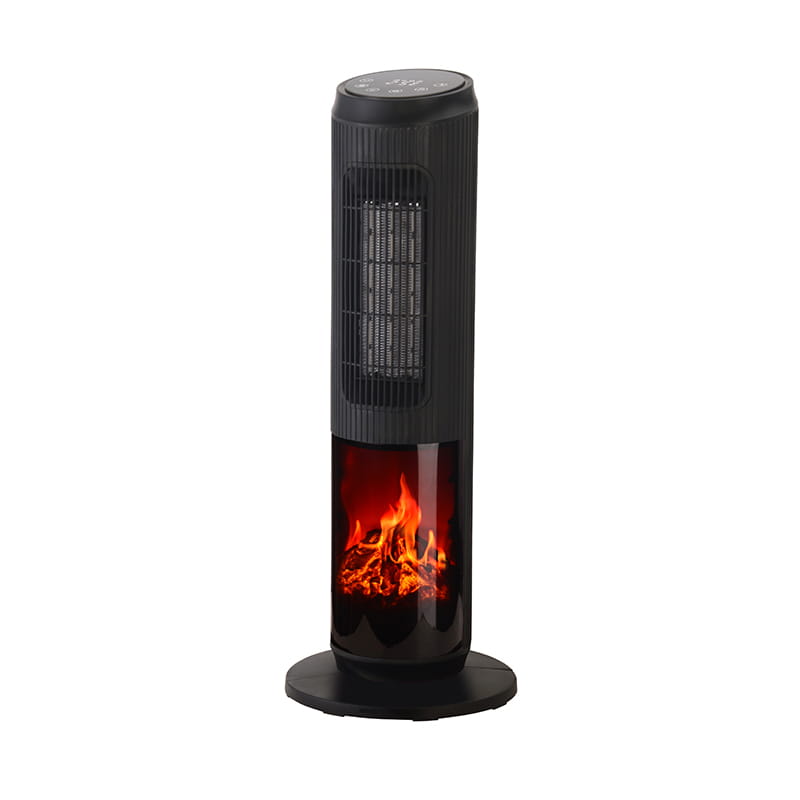 بخاری برج سرامیکی الکتریکی 3D Flame با کنترل از راه دور
